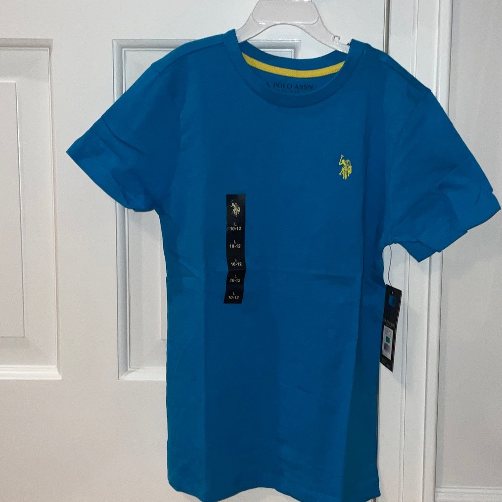 U.S. Polo Assn. Kids Teal Short Sleeve Tee